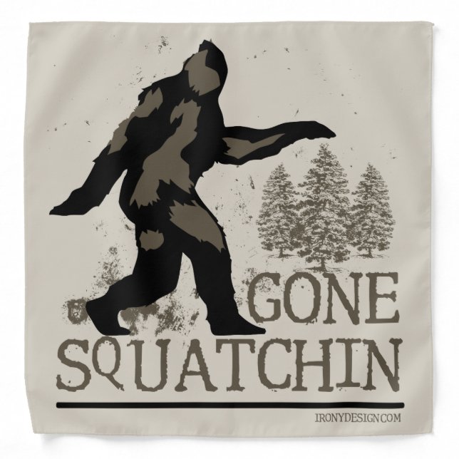 Gone Squatchin Bandana (Front)