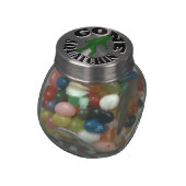 Gone squatchin bigfoot glass candy jar (Side)