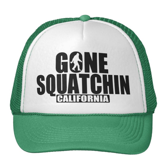 GONE SQUATCHIN California Hat (green)