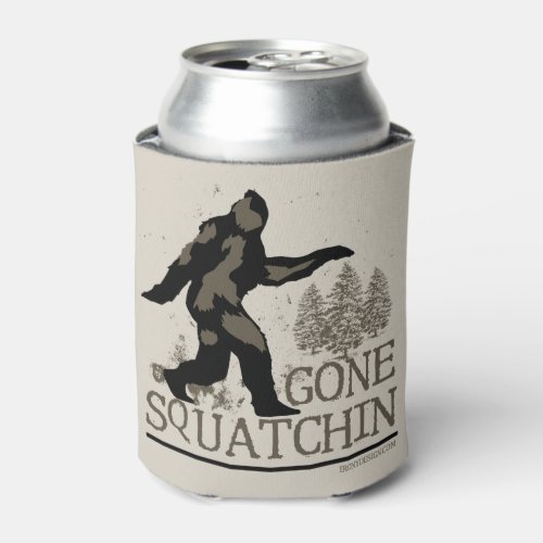 Gone Squatchin Can Cooler