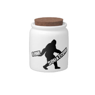 Gone Squatchin Candy Jar
