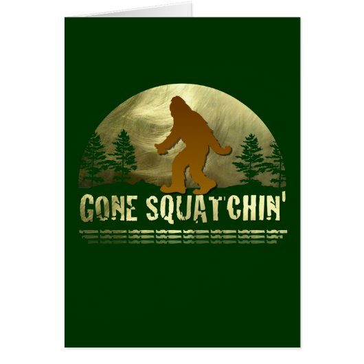 Gone Squatchin' Cards (Front)