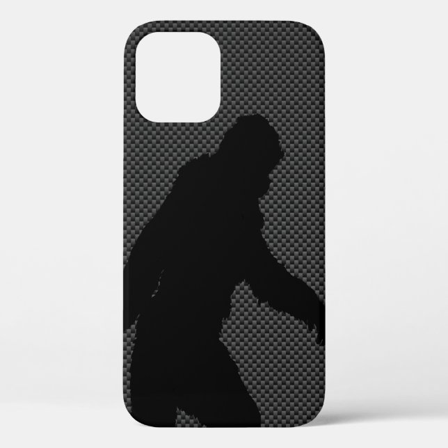 Gone Squatchin Charcoal Carbon Fiber Print Case-Mate iPhone Case (Back)