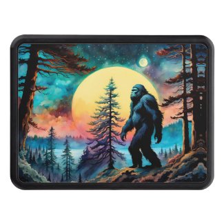 Gone Squatchin' Colorful Sasquatch Landscape