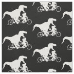 Gone Squatchin cycling with T-rex Fabric