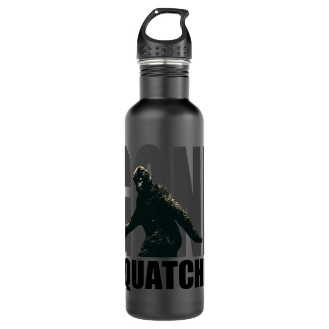 Gone SQUATCHIN - Deluxe Version Water Bottle (Front)