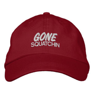 Gone Squatchin Embroidered Baseball Cap
