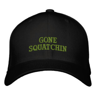 Gone Squatchin Embroidered Baseball Cap