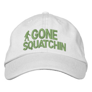 Gone Squatchin Embroidered Baseball Cap