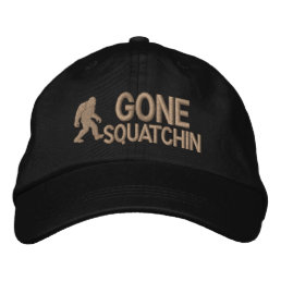 Gone Squatchin Embroidered Baseball Hat