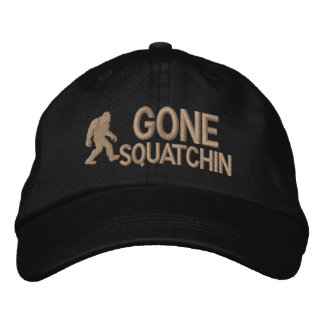Gone Squatchin Embroidered Baseball Hat