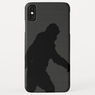 Gone Squatchin For on Carbon Fiber Print iPhone XS Max Case
