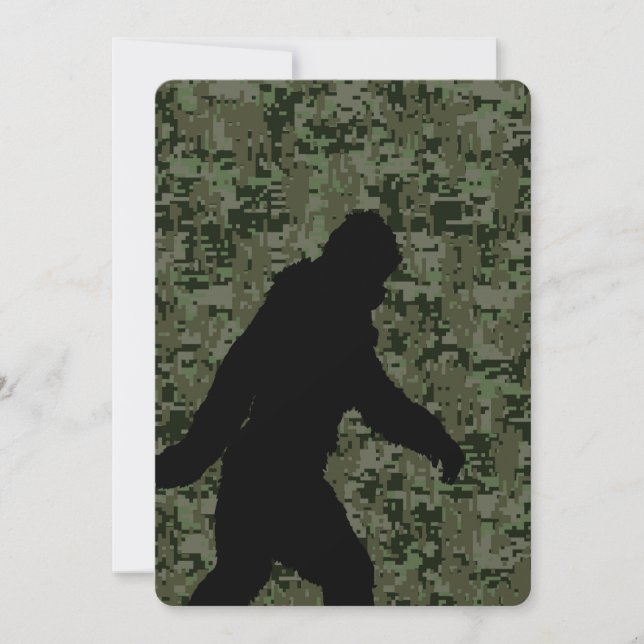 Gone Squatchin For on Olive Digital Camouflage (Front)