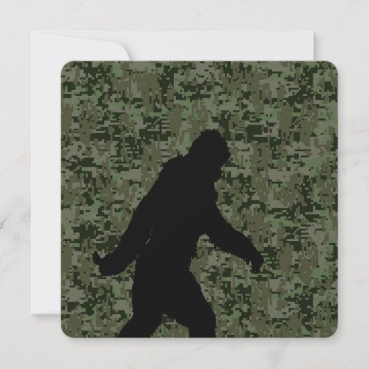 Gone Squatchin For on Olive Digital Camouflage (Front)