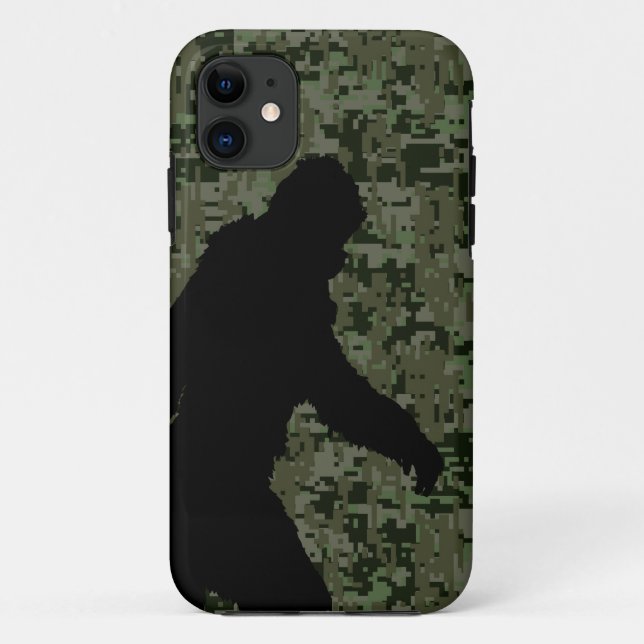 Gone Squatchin For on Olive Digital Camouflage Case-Mate iPhone Case (Back)