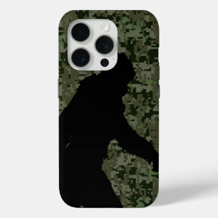 Gone Squatchin For on Olive Digital Camouflage iPhone 15 Pro Case