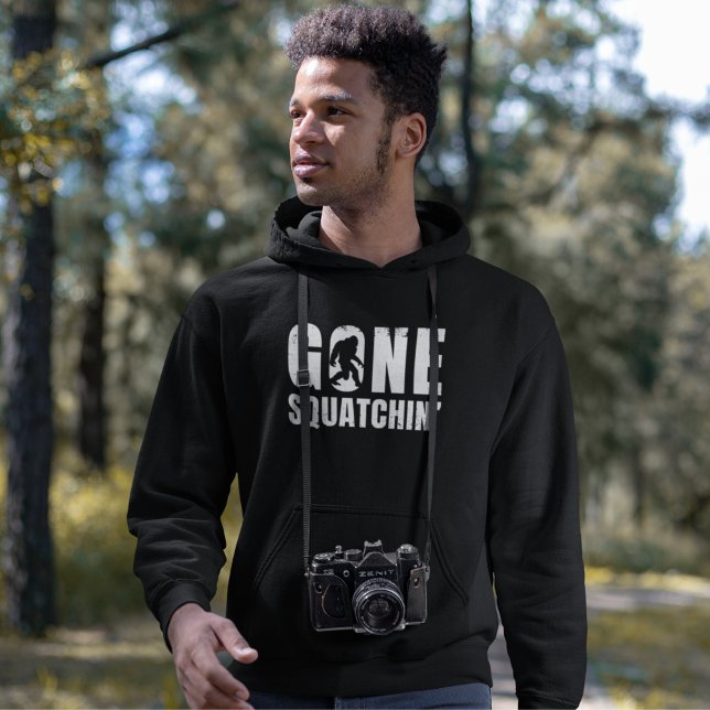 Gone Squatchin' Funny Bigfoot Sasquatch Gift Hoodie (Creator Uploaded)