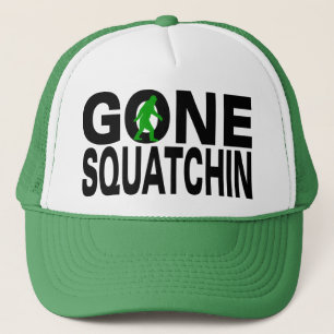Gone Squatchin (green logo) Trucker Hat