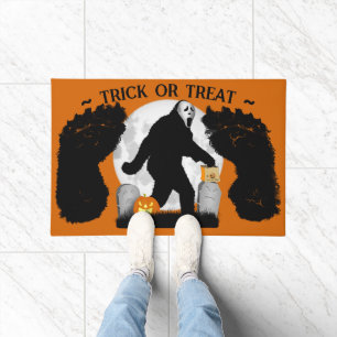 Gone Squatchin' Halloween Doormat