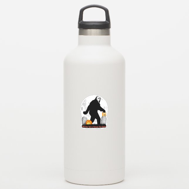 Gone Squatchin' Halloween Sticker (Waterbottle)