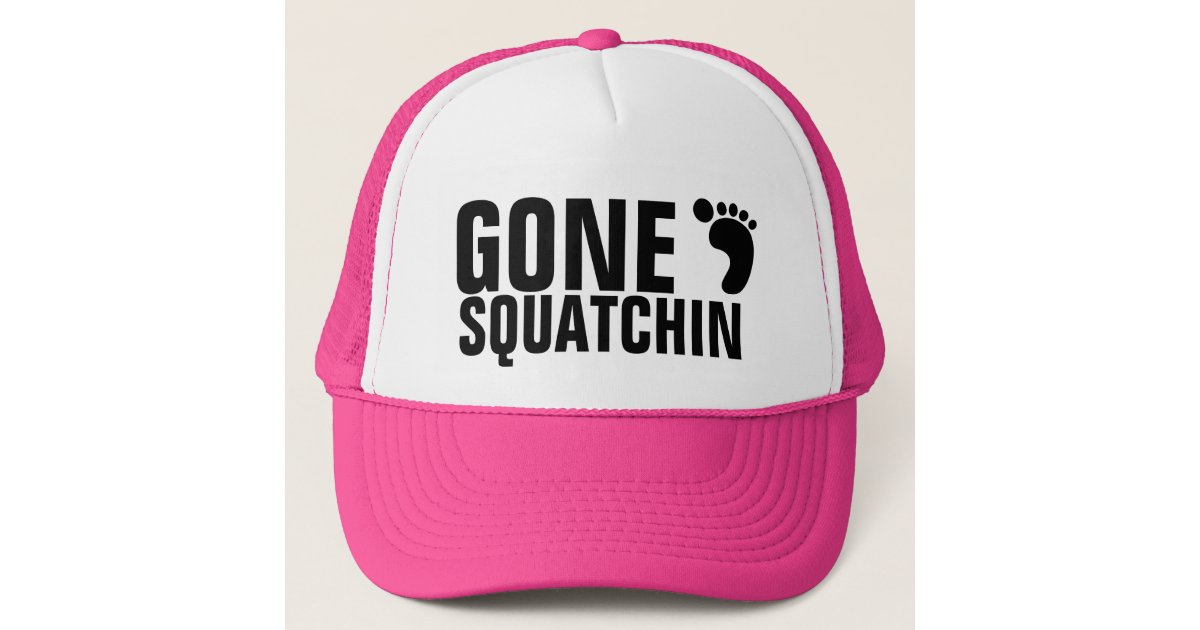 gone-squatchin-hat-zazzle