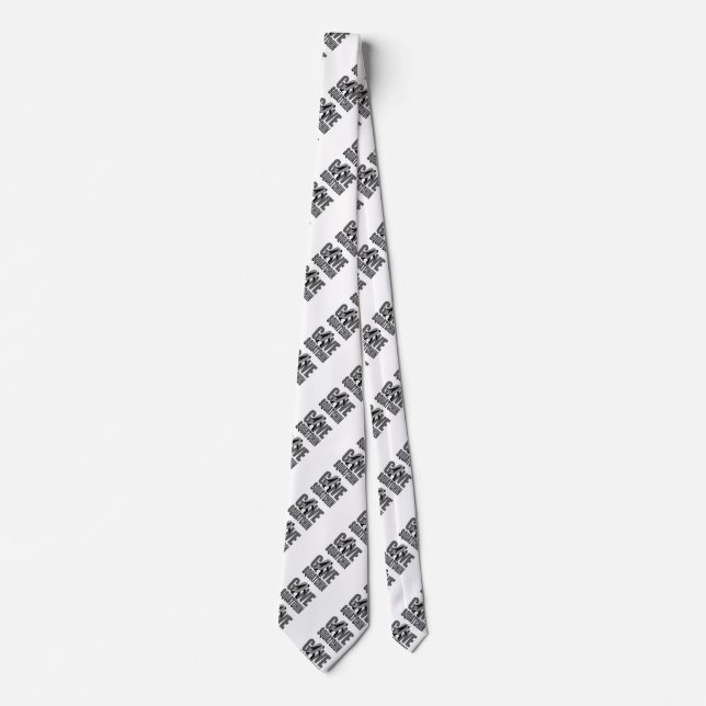 Gone Squatchin Headline Customize This Tie (Front)