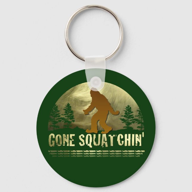 Gone Squatchin' Keychain (Front)