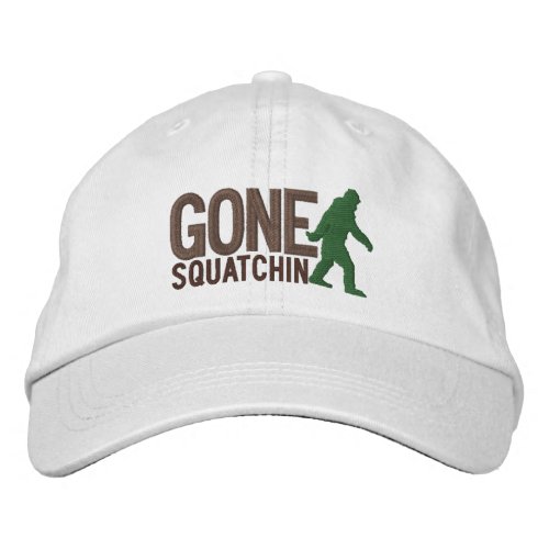 GONE SQUATCHIN LARGE embroidered cap