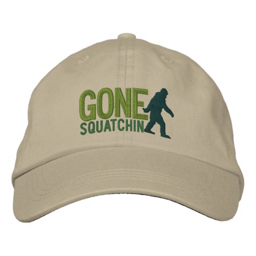 GONE SQUATCHIN LARGE embroidered cap