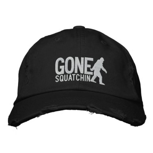 GONE SQUATCHIN LARGE embroidered cap