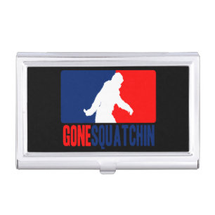 Gone Squatchin League Business Card Case