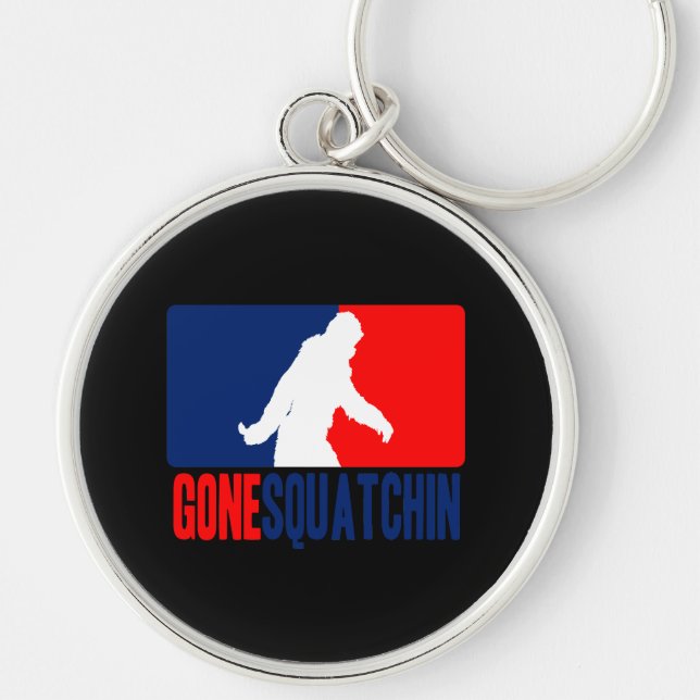 Gone Squatchin League Keychain (Front)