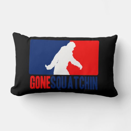 Gone Squatchin League Lumbar Pillow