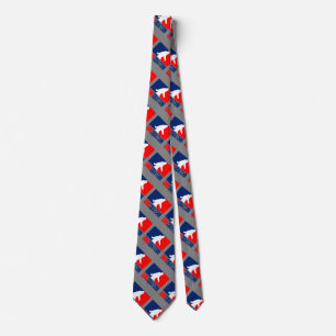 Gone Squatchin League Neck Tie
