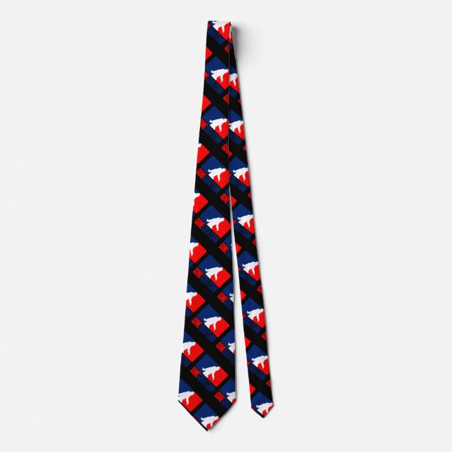 Gone Squatchin League Neck Tie (Front)