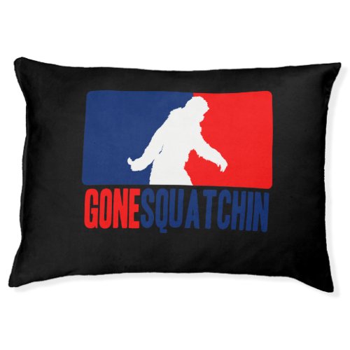 Gone Squatchin League Pet Bed