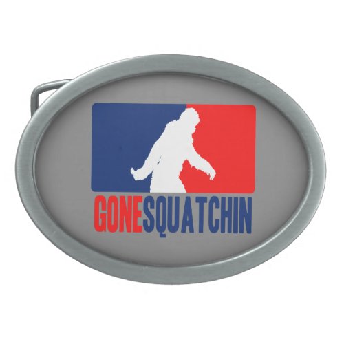 Gone Squatchin League Style Belt Buckle