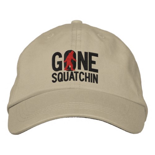 GONE SQUATCHIN O embroidered cap