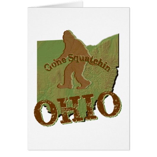 Gone Squatchin Ohio Cards (Front)