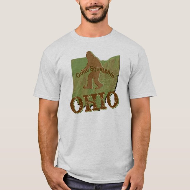 Gone Squatchin Ohio T-Shirt (Front)