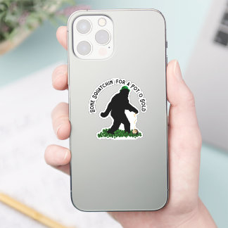 Gone Squatchin' on St. Patrick's Day Sticker
