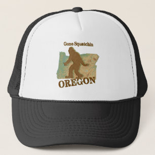 Gone Squatchin Oregon Trucker Hat