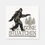 Gone Squatchin Paper Napkins