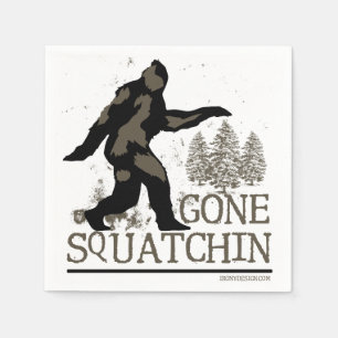 Gone Squatchin Paper Napkins