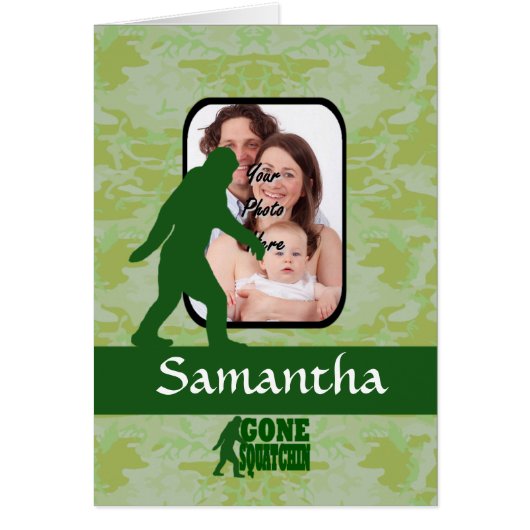 Gone squatchin photo template (Front)