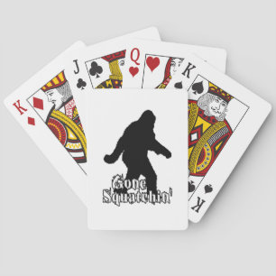 Gone Squatchin' Poker Cards