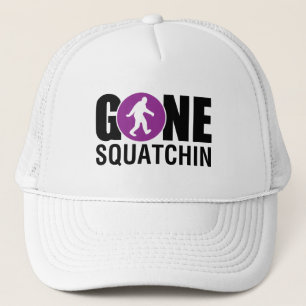 Gone Squatchin Purple Trucker Hat