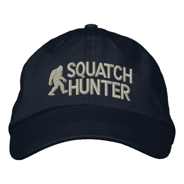 Gone Squatchin - Squatch Hunter Embroidered Baseball Cap (Front)