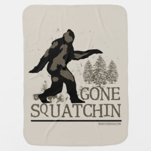 Gone Squatchin Stroller Blanket