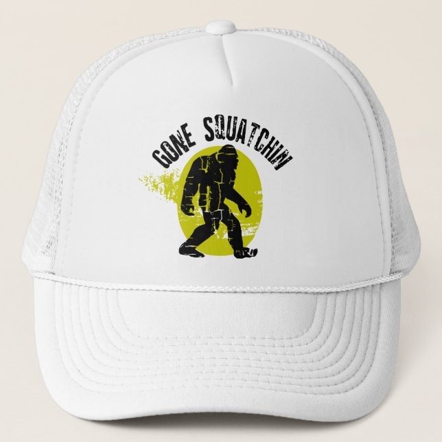 Gone Squatchin Trucker Hat (Front)